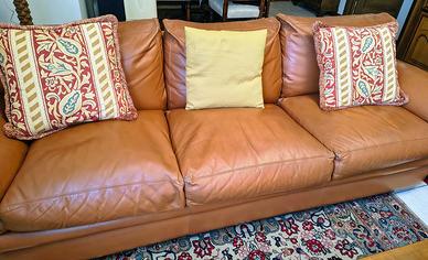 Divano e poltrone in pelle