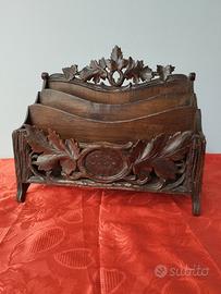 Porta lettere in legno vintage