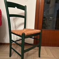 2 Sedie in paglia