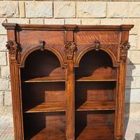 Libreria  Mobile in legno Massello con decorazioni