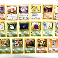 Lotto vecchie carte pokemon