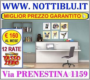 Letto a Scomparsa DESK 1p - 12 rate a TASSO ZERO