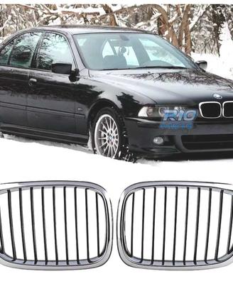 GRIGLIA BMW SERIE 5 E39 NERO CROMATO