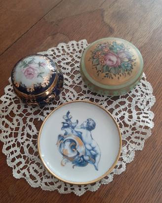 Tris Porcellane di Limoges Vintage