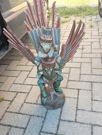 Art  scultura in legna antica indonisia