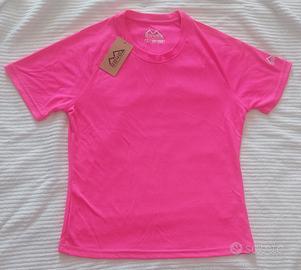t shirt maglietta donna rosa fucsia 8848 taglia L