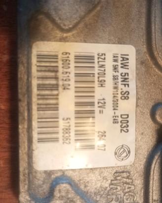 Scheda gestione motore panda 169 1.2 4x4