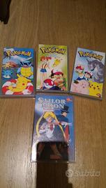 VHS Pokemon e Sailor Moon Bim Bum Bam