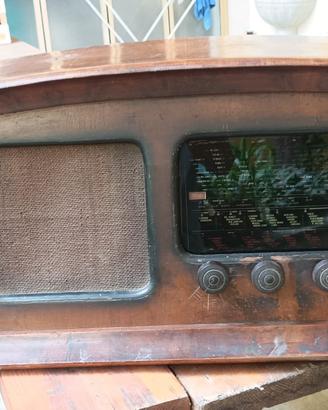 radio a valvole antica e rara FUNZIONANTE