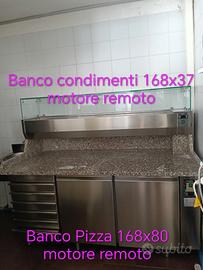 Banco pizza + Banco Condimenti