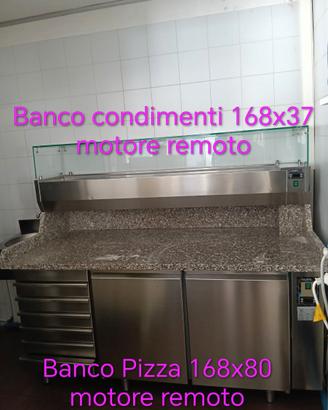 Banco pizza + Banco Condimenti