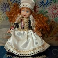 Bambola porcellana Fabri Francia vintage usata 