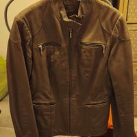 Giubbotto donna Conbipel marrone similpelle