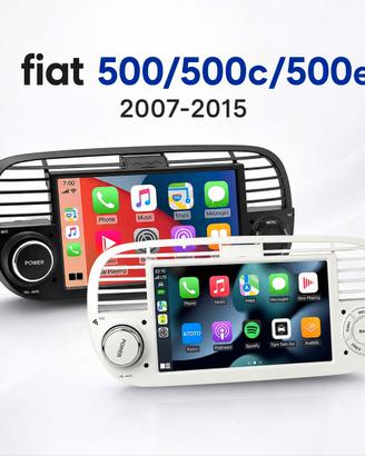 Autoradio Fiat 500 2007-2015 CarPlay Android Auto