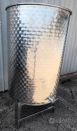 Serbatoi acciaio inox nuovi lt 500 e lt 300