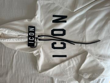 Felpa Icon Dsquared2 originale con cartellino