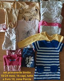 Abbigliamento bimba 18/24 mesi