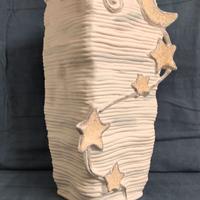 Vaso decorativo ceramica cm.30 Luna e Stelle