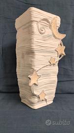 Vaso decorativo ceramica cm.30 Luna e Stelle
