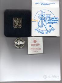Moneta € 5 Vaticano argento-oro 2022 Anima Mundi