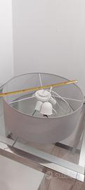 Lampadario a sospensione Inspire grigio D. 50cm
