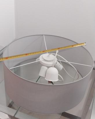 Lampadario a sospensione Inspire grigio D. 50cm