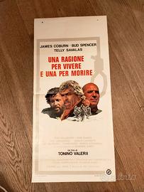 UNA RAGIONE PER VIVERE E UNA PER MORIRE locandina 