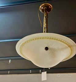 Lampadario in vetro di murano