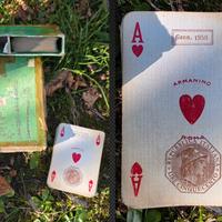 carte da gioco 1956 con timbro,si spedizione 