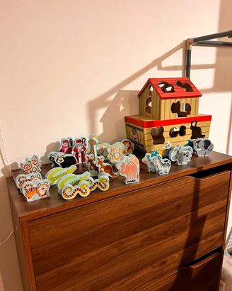 Arca di Noè Play Set in Legno