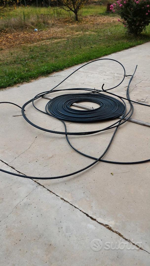 HaGa Tubo In Polietilene Nero, 32 Mm X 1,9 Mm In 10 M Di Lunghezza, Per Sistemi Di Irrigazione In Giardino, Tubo Dell'acqua In Plastica Per Sistema Di Irrigazione, Irrigazione Automatica