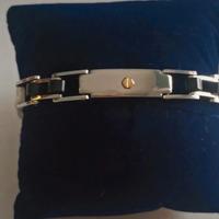 Bracciale  S'Steel uomo in acciaio e pvd