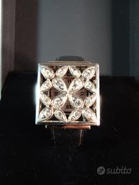 Orologio bracciale con cristalli