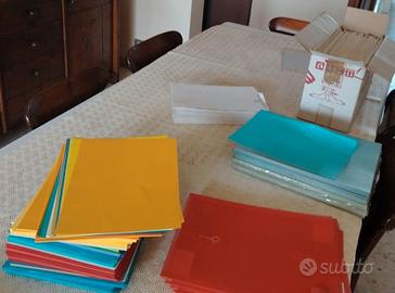 Stock cancelleria e archivio (cartelline, buste, c