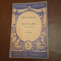 L'homme- Essais - Montaigne (ediz. francese)