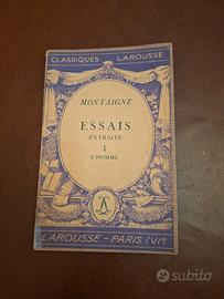 L'homme- Essais - Montaigne (ediz. francese)