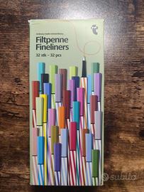 set 32 tratto-pen + astuccio con cerniera 