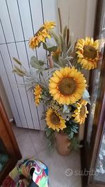 composizione di girasoli