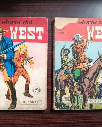 Fumetti Storia del West Collana Rodeo N. 48 e 50
