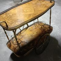 Carrello portabottiglie vintage