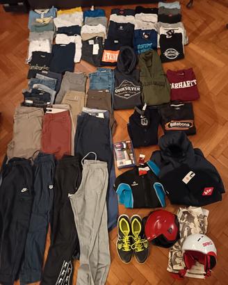Lotto di vestiti di marca 
