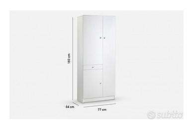 Armadietto bianco multiuso mondoconvenienza