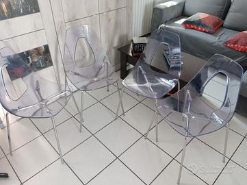 set 4 sedie moderne design Roberto Foschia 