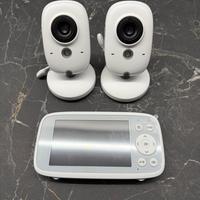 Boifun VB616-2 Baby Monitor Con Doppia Telecamera