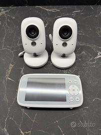 Boifun VB616-2 Baby Monitor Con Doppia Telecamera