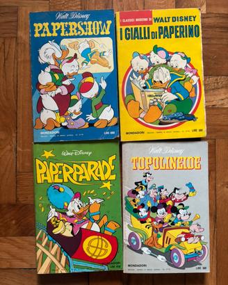Stock 4 fumetti i classici disney 1978/1979