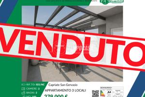 NUOVA COSTRUZIONE 3 LOCALI CON TERRAZZO E DOPPI SE