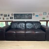 Divano in pelle naturale Natuzzi