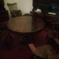 mobilia per salone di  legno in Arte Povera 