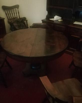 mobilia per salone di  legno in Arte Povera 
